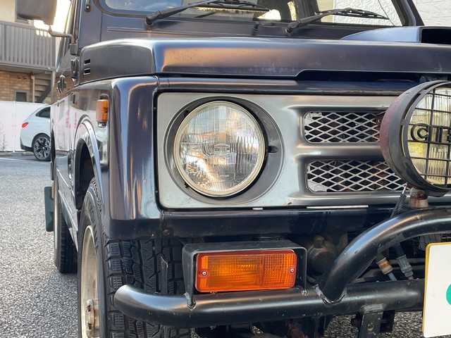スズキ ジムニー HC 神奈川県 1993(平5)年 14.7万km 紺 4WD/ETC/ドライブレコーダー(前方)/スペアキー/純正フロアマット/社外AW/ルーフキャリア有