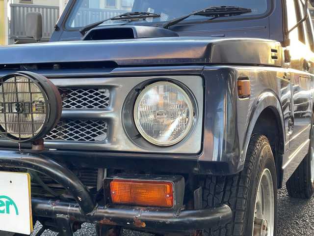 スズキ ジムニー HC 神奈川県 1993(平5)年 14.7万km 紺 4WD/ETC/ドライブレコーダー(前方)/スペアキー/純正フロアマット/社外AW/ルーフキャリア有