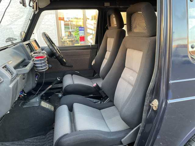 スズキ ジムニー HC 神奈川県 1993(平5)年 14.7万km 紺 4WD/ETC/ドライブレコーダー(前方)/スペアキー/純正フロアマット/社外AW/ルーフキャリア有