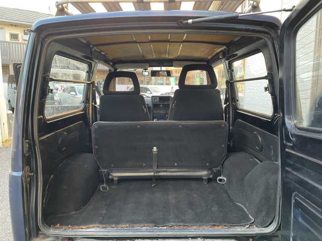 スズキ ジムニー HC 神奈川県 1993(平5)年 14.7万km 紺 4WD/ETC/ドライブレコーダー(前方)/スペアキー/純正フロアマット/社外AW/ルーフキャリア有