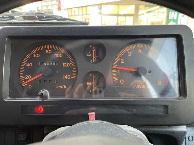 スズキ ジムニー HC 神奈川県 1993(平5)年 14.7万km 紺 4WD/ETC/ドライブレコーダー(前方)/スペアキー/純正フロアマット/社外AW/ルーフキャリア有