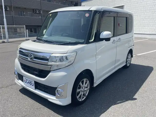 ダイハツ タント カスタム X SA 岡山県 2014(平26)年 8.7万km パールホワイトⅢ (株)IDOMが運営する【じしゃロン岡山店】の自社ローン専用車両になります。こちらは現金またはオートローンご利用時の価格です。自社ローンご希望の方は別途その旨お申付け下さい/メーカー7インチナビ/Bluetooth/バックカメラ/ETC/前方ドライブレコーダー/片側パワースライドドア