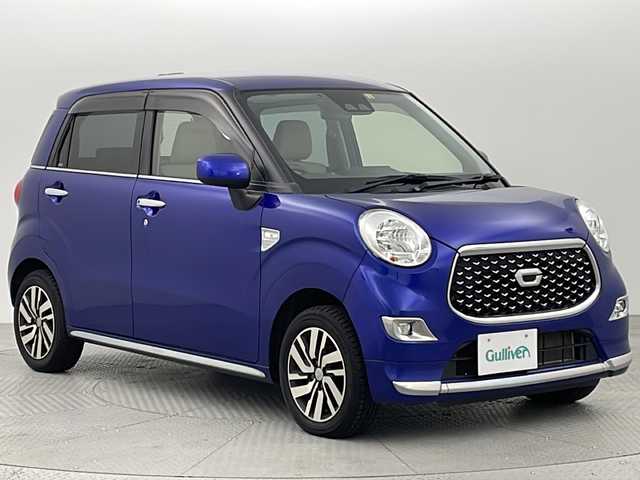 ダイハツ キャスト スタイル X SAⅢ 新潟県 2018(平30)年 6.9万km ディープブルークリスタルマイカ 4WD/スマートアシストIII/純正メモリナビ/　CD/DVD/Bluetooth/フルセグTV/バックカメラ/オートライト/純正14インチアルミホイール/ステアリングリモコン/フォグランプ/電格ミラー/ホイール付き夏タイヤ積込/スマートキー/ETC