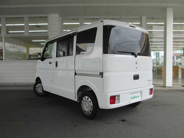 スズキ エブリイ GA 千葉県 2017(平29)年 1.6万km スペリアホワイト ワンオーナー/社外オーディオ【CD/USB/AM/FM】/2nd発信/レベライザー/標準ルーフ/純正フロアマット/ドアバイザー/新車整備手帳/取扱説明書/スペアキー