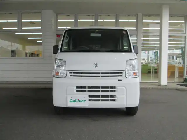 スズキ エブリイ GA 千葉県 2017(平29)年 1.6万km スペリアホワイト ワンオーナー/社外オーディオ【CD/USB/AM/FM】/2nd発信/レベライザー/標準ルーフ/純正フロアマット/ドアバイザー/新車整備手帳/取扱説明書/スペアキー