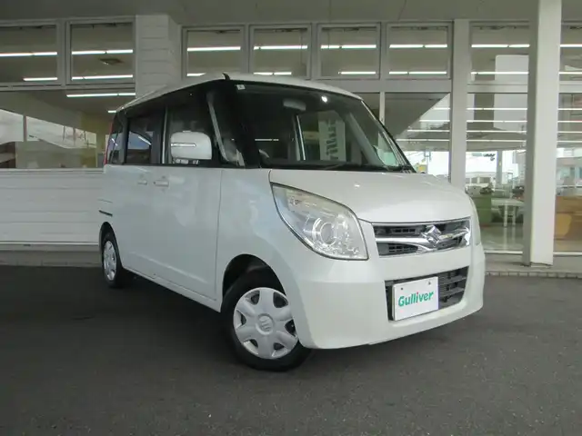 スズキ パレット リミテッドⅡ 千葉県 2012(平24)年 6.3万km パールホワイト クラリオン製オーディオ【CD/AUX】/バックカメラ/両側パワースライドドア/ウインカードアミラー/HIDヘッドライト/スマートキー/ドアバイザー/純正ETC