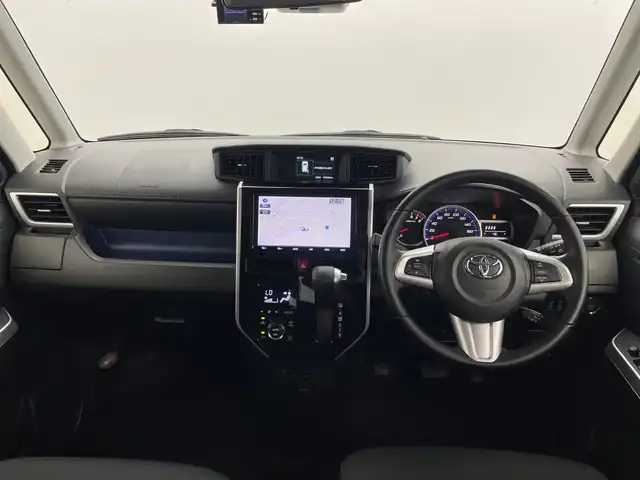 トヨタ ルーミー カスタムG 群馬県 2020(令2)年 7.9万km ブラックマイカメタリック 純正９型ナビ　バックカメラ　シートヒーター　両側電動スライドドア　衝突被害軽減ブレーキ　クルーズコントロール　ビルトインＥＴＣ　ドラレコ　ＬＥＤライト　オートハイビーム　スマートキー