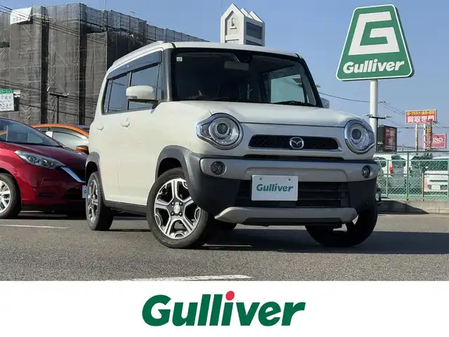 マツダ フレア クロスオーバー XS 大分県 2015(平27)年 6.3万km クリスタルホワイトP ・メモリナビ /　ワンセグTV/CD/DVD/Bluetooth/・スマートキー×2/・プッシュスタート/・HIDヘッドライト/・フォグランプ/・オートライト/・純正15インチアルミホイール/・シートヒーター /・ルーフレール/・プッシュスタート/・フロアマット