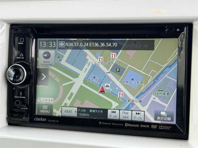 マツダ フレア クロスオーバー XS 大分県 2015(平27)年 6.3万km クリスタルホワイトP ・メモリナビ /　ワンセグTV/CD/DVD/Bluetooth/・スマートキー×2/・プッシュスタート/・HIDヘッドライト/・フォグランプ/・オートライト/・純正15インチアルミホイール/・シートヒーター /・ルーフレール/・プッシュスタート/・フロアマット