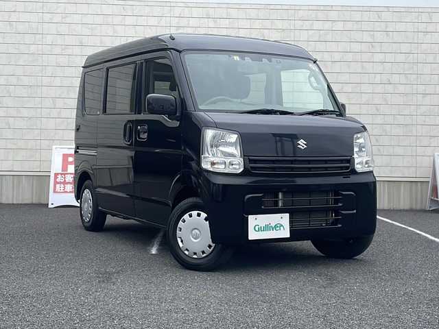 スズキ エブリイ JOINターボ 千葉県 2021(令3)年 2.7万km ブルーイッシュブラックパール3 ベットキット/車中泊/純正SDナビ【AVN-LS01W】/ワンセグTV/DVD/CD/Bluetooth/前方ドラレコ【TZ-D201】/衝突軽減ブレーキ/レーンキープアシスト/クリアランスソナー後方/ETC/キーレスキー/ドアバイザー/荷室収納棚装着/保証書/取扱説明書