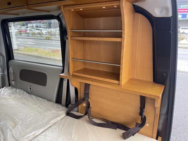 スズキ エブリイ JOINターボ 千葉県 2021(令3)年 2.7万km ブルーイッシュブラックパール3 ベットキット/車中泊/純正SDナビ【AVN-LS01W】/ワンセグTV/DVD/CD/Bluetooth/前方ドラレコ【TZ-D201】/衝突軽減ブレーキ/レーンキープアシスト/クリアランスソナー後方/ETC/キーレスキー/ドアバイザー/荷室収納棚装着/保証書/取扱説明書