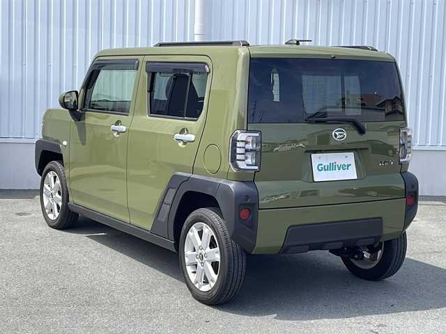 ダイハツ タフト G 三重県 2022(令4)年 3.5万km フォレストカーキメタリック 社外ＳＤナビ　ワンセグＴＶ　ＣＤ　Ｂｌｕｅｔｏｏｔｈ　バックカメラ　ＥＴＣ　ガラスルーフ　衝突被害軽減ブレーキ　前席シートヒーター　コーナーセンサー　ＬＥＤライト　フォグランプ　スマートキー　純正アルミ　オートホールド　オートライト　ステアリングリモコン　電動格納ミラー　ドアバイザー