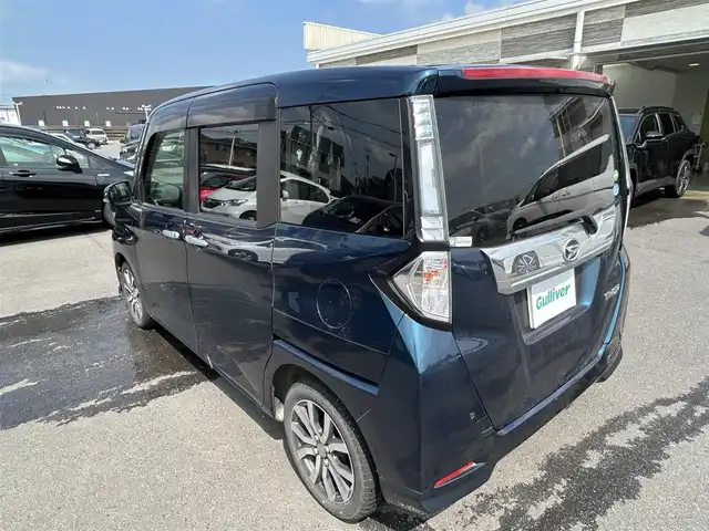 ダイハツ トール カスタムG ターボ SAⅡ 茨城県 2017(平29)年 13.4万km レーザーブルークリスタルシャイン 純正ナビ（NMZK-W67D）/・Bluetooth/アイドリングストップ/スマートキー/クルーズコントロール/ワンセグテレビ/純正フロアマット/両側パワースライドドア