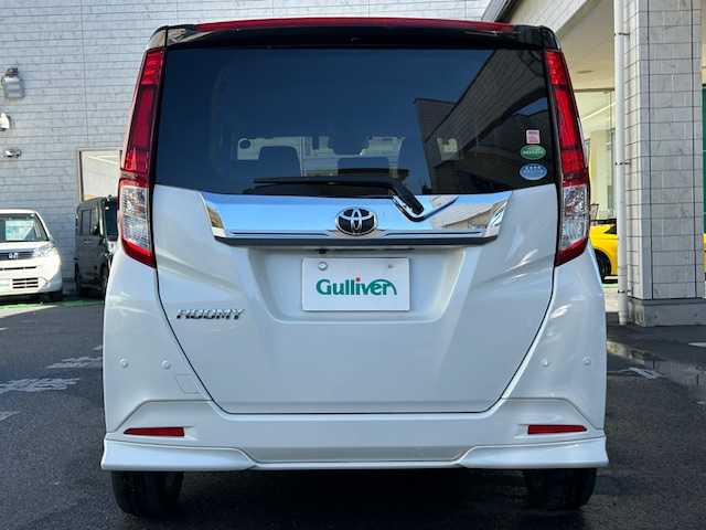 トヨタ ルーミー カスタムG－T 東京都 2019(令1)年 3.8万km ブラックマイカメタリック/パールホワイト2トーン ワンオーナー/純正SDナビフルセグTV/バックカメラ/両側パワースライドドア/衝突被害軽減システム/衝突警報機能（対車両・歩行者）/車線逸脱警報機能/誤発進抑制制御機能/先行車発進お知らせ機能/クルーズコントロール/横滑り防止装置/盗難防止装置/アイドリングストップ/パーキングアシスト/オートライト/オートマチックハイビーム/シルバー加飾付ウレタン製ステアリングホイール/ステアリングスイッチ/Bluetooth接続/シートヒータ/キーフリーシステム/スペアキー/保証書＆取扱説明書付き