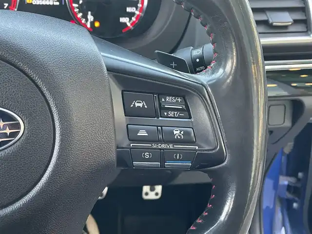 スバル レヴォーグ 1．6STIスポーツアイサイト 東京都 2016(平28)年 3.6万km 青 ７インチワイドナビ/・Bluetooth接続/・フルセグTV/STIフロントリップ/STI18インチアルミホイール/STIスポーツマフラー/STIフレキシブルタワーバー/アイサイト/・アダプティブクルーズコントロール（ACC）/・プリクラッシュブレーキ/・ツーリングアシスト/ブラインドスポットモニター/アイドリングストップ/バックカメラ/パワーシート/シートヒーター/シートメモリー機能/純正フロアマット/スマートキー/ETC