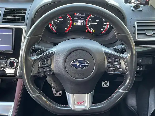 スバル レヴォーグ 1．6STIスポーツアイサイト 東京都 2016(平28)年 3.6万km 青 ７インチワイドナビ/・Bluetooth接続/・フルセグTV/STIフロントリップ/STI18インチアルミホイール/STIスポーツマフラー/STIフレキシブルタワーバー/アイサイト/・アダプティブクルーズコントロール（ACC）/・プリクラッシュブレーキ/・ツーリングアシスト/ブラインドスポットモニター/アイドリングストップ/バックカメラ/パワーシート/シートヒーター/シートメモリー機能/純正フロアマット/スマートキー/ETC