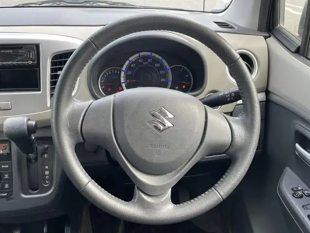 スズキ ワゴンＲ FX－LTD 宮崎県 2012(平24)年 6.5万km パールホワイト 社外　オーディオ　carrozzeria/(CD/FM/AM/AUX)/アイドリングストップ/オートエアコン/エアバック/ライト　高低調節/スマートキー/プッシュスタート/純正アルミホイール/パワーステアリング/パワーウィンドウ/ABS