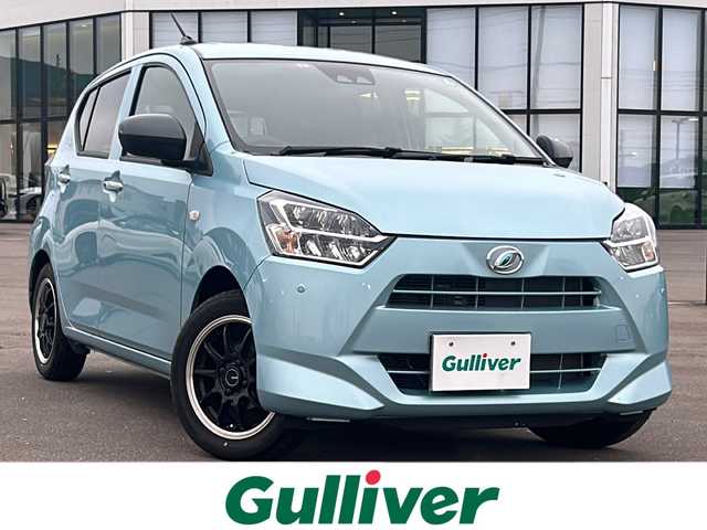 ダイハツ ミラ イース G リミテッド SAⅢ 道南・函館 2023(令5)年 2.9万km スカイブルーメタリック ／社外ナビ/／フルセグＴＶ/／冬タイヤ積込/／純正エンジンスターター/／バックカメラ/／衝突軽減システム/／コーナーセンサー前後/／横滑り防止装置/／オートマチックハイビーム/／シートヒーター/／スペアキー/／ワンオーナー