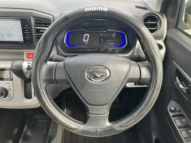 ダイハツ ミラ イース G リミテッド SAⅢ 道南・函館 2023(令5)年 2.9万km スカイブルーメタリック ／社外ナビ/／フルセグＴＶ/／冬タイヤ積込/／純正エンジンスターター/／バックカメラ/／衝突軽減システム/／コーナーセンサー前後/／横滑り防止装置/／オートマチックハイビーム/／シートヒーター/／スペアキー/／ワンオーナー