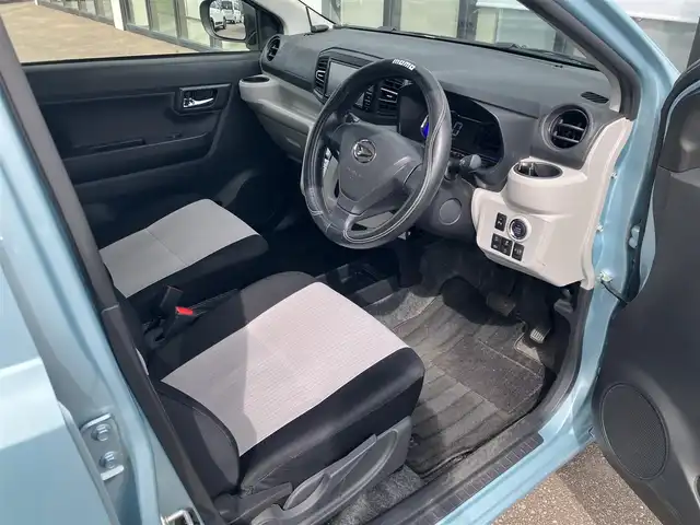 ダイハツ ミラ イース G リミテッド SAⅢ 道南・函館 2023(令5)年 2.9万km スカイブルーメタリック ／社外ナビ/／フルセグＴＶ/／冬タイヤ積込/／純正エンジンスターター/／バックカメラ/／衝突軽減システム/／コーナーセンサー前後/／横滑り防止装置/／オートマチックハイビーム/／シートヒーター/／スペアキー/／ワンオーナー