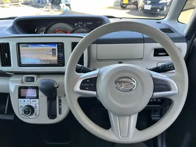 ダイハツ ムーヴ キャンバス G メイクアップ リミテッド　SAⅢ 島根県 2020(令2)年 3.4万km パールホワイトⅢ/ナチュラルベージュマイカメタリック 2トーン 登録時走行距離33895km/ワンオーナー/純正ナビ【NMZK-W70D】/・フルセグ/・CD/DVD/・Bluetooth/・ipod/・SD/衝突警報装置/全方位モニター/バックカメラ/両側電動スライドドア/スマートキー/プッシュスタート/ETC/純正ドライブレコーダー/横滑り防止装置/オートライト/LEDヘッドライト/オートハイビーム