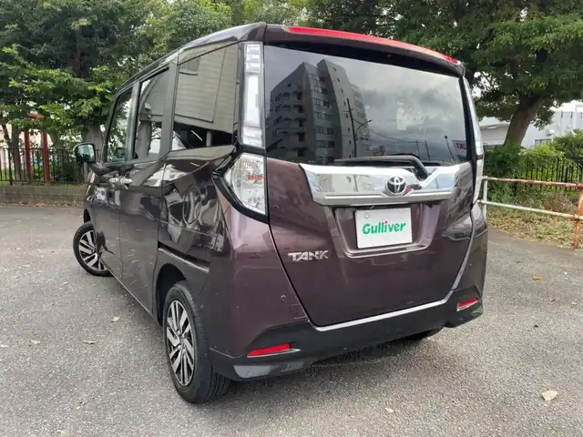 トヨタ タンク カスタムG S 兵庫県 2017(平29)年 3.3万km プラムブラウンパールクリスタルシャイン ワンオーナー/スマートアシスト/両側パワースライドドア/アルパインメモリナビ・フルセグTV/　CD/DVD/SD/Bluetooth/バックカメラ/前席シートヒーター/クルーズコントロール/純正１４インチアルミホイール/プッシュスタート/スマートキー×２/ETC/新車時保証書/取扱説明書