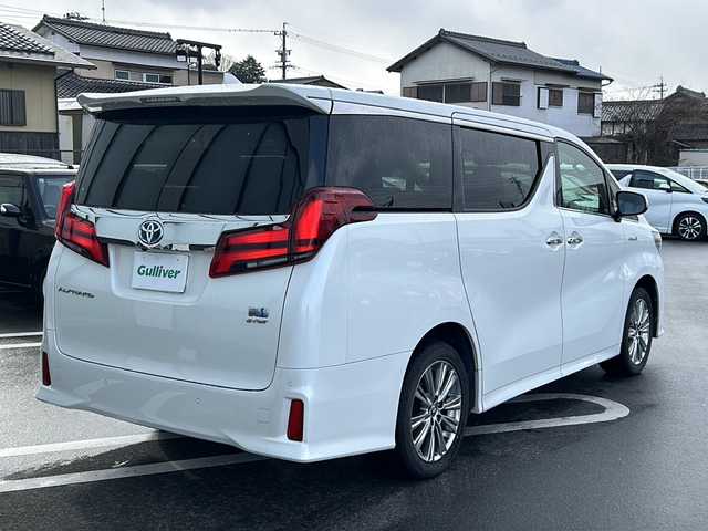 トヨタ アルファードハイブリット S 岐阜県 2018(平30)年 7万km ホワイトパールクリスタルシャイン ワンオーナー/フルセグテレビ/バックカメラ/フリップダウンモニター/クルーズコントロール/サンルーフ/ドアバイザー/プッシュスタート/両側パワースライドドア/ETC/トヨタセーフティセンス  /カーテンエアバック/衝突被害軽減システム/保証書/スマートキー