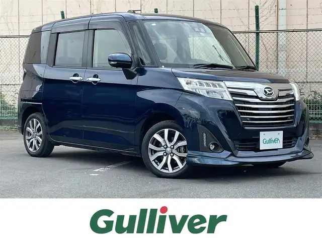 ダイハツ トール カスタムG ターボ SAⅢ 東京都 2019(令1)年 5.9万km レーザーブルークリスタルシャイン 純正ナビ/バックモニター/衝突回避支援ブレーキ/車線逸脱警報機能/クルーズコントロール/両側電動スライドドア/ＥＴＣ/ドライブレコーダー/アイドリングストップ/横滑り防止措置/ステアリングスイッチ