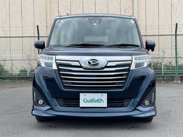 ダイハツ トール カスタムG ターボ SAⅢ 東京都 2019(令1)年 5.9万km レーザーブルークリスタルシャイン 純正ナビ/バックモニター/衝突回避支援ブレーキ/車線逸脱警報機能/クルーズコントロール/両側電動スライドドア/ＥＴＣ/ドライブレコーダー/アイドリングストップ/横滑り防止措置/ステアリングスイッチ