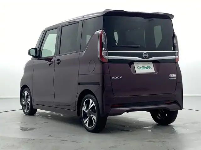 日産 ルークス HWS Gターボ プロパイロットED 福井県 2023(令5)年 0.7万km パープル 純正ナビ/アラウンドビューモニター/ビルトインＥＴＣ/レーダークルーズコントロール/コーナーセンサー/オートライト/ＬＥＤヘッドライト/レーンキープアシスト/ドライブレコーダー/衝突被害軽減システム