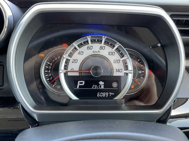 スズキ スペーシア カスタム HYBRID XS ターボ 山口県 2018(平30)年 6.1万km ブリスクブルーメタリック/ブラック2トーンルーフ 禁煙車/社外SDナビ【CN-RE04WD】/フルセグテレビ/Bluetooth/両側パワースライドドア/ビルトインETC/クルーズコントロール/サーキュレーター/ハーフレザーシート/シートヒーター【D席のみ】/パドルシフト/純正フロアマット/純正15インチアルミホイール/本革巻きステアリング/ステアリングスイッチ/ドアバイザー/プッシュスタート/スマートキー/アイドリングストップ/LEDフォグランプ/コーナーセンサー/パーキングアシスト/衝突被害軽減システム/レーンキープアシスト/盗難防止装置