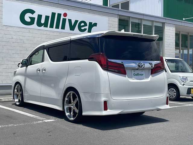 トヨタ アルファード S サイドリフトアップ 静岡県 2018(平30)年 8.9万km ホワイトパールクリスタルシャイン 純正ナビ/　フルセグTV/BTオーディオ/MSV/DVD/バックカメラ /ドライブレコーダー/アクティブクルーズコントロール/オートホールド/LEDヘッドライト/コーナーセンサー/ステアリングスイッチ/革巻きステアリング/革調シートカバー/社外21インチアルミホイール/車高調/サイド/カーテンエアバック