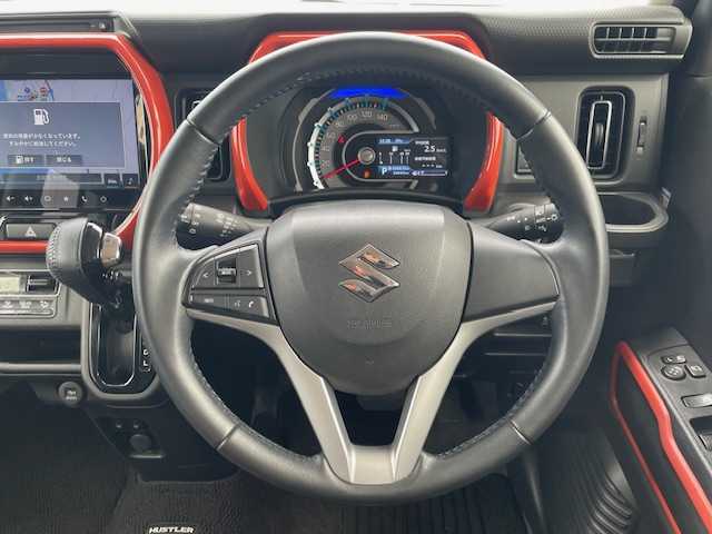 スズキ ハスラー HYBRID X 長崎県 2020(令2)年 3.6万km バーミリオンオレンジ/ガンメタリックト2トーン 純正メーカーナビ/CD/DVD/BT/USB/フルセグTV/バック/全方位カメラ/衝突被害軽減ブレーキ/レーンキープアシスト/D/N席シートヒーター/ドライブレコーダー前後/コーナーセンサー前後/純正15インチAW/LEDヘッドライト/オートライト