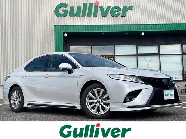 トヨタ カムリ WS 島根県 2019(令1)年 9.3万km プラチナホワイトパールマイカ メーカーナビゲーション/BT CD DVD/TRDフルエアロ/レーダークルーズコントロール/バックカメラ/D席パワーシート/ETC2.0/社外ドライブレコーダー/オートマチックハイビーム/LEDヘッドライト/AUTOHOLD