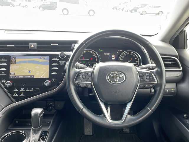 トヨタ カムリ WS 島根県 2019(令1)年 9.3万km プラチナホワイトパールマイカ メーカーナビゲーション/BT CD DVD/TRDフルエアロ/レーダークルーズコントロール/バックカメラ/D席パワーシート/ETC2.0/社外ドライブレコーダー/オートマチックハイビーム/LEDヘッドライト/AUTOHOLD