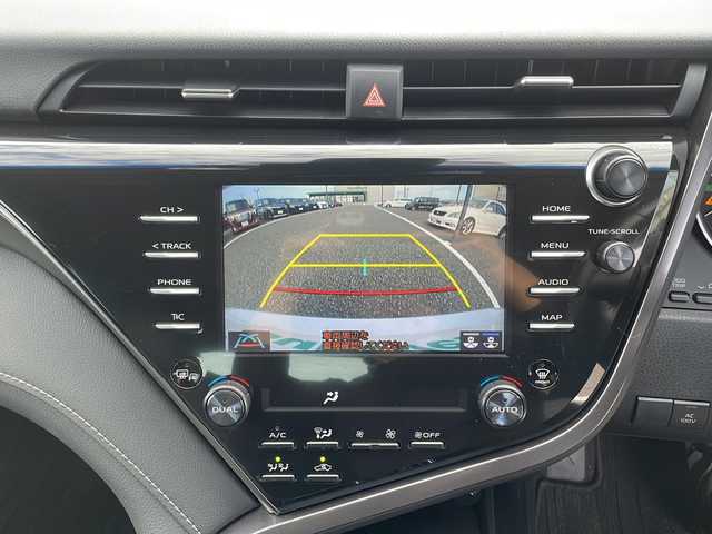 トヨタ カムリ WS 島根県 2019(令1)年 9.3万km プラチナホワイトパールマイカ メーカーナビゲーション/BT CD DVD/TRDフルエアロ/レーダークルーズコントロール/バックカメラ/D席パワーシート/ETC2.0/社外ドライブレコーダー/オートマチックハイビーム/LEDヘッドライト/AUTOHOLD