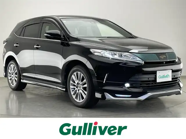 トヨタ ハリアー プログレス 愛知県 2017(平29)年 8.9万km ブラック メーカーナビ　ＪＢＬサウンド　全方位カメラ　モデリスタエアアロ　セーフティセンス　衝突軽減　追従クルコン　電動リアゲート　ＥＴＣ　ハーフレザー　パワーシート　電動パーキング　ＬＥＤオートライト　コーナーセンサー　フォグランプ　TVキャンセラー　禁煙車