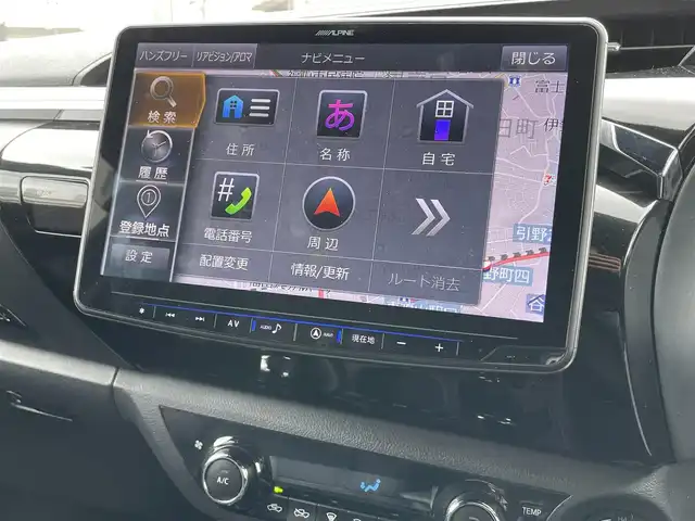 トヨタ ハイラックス Z ブラックラリーエディション 広島県 2019(平31)年 10.8万km アティチュードブラックマイカ ワンオーナー /ALPINEフローティングナビ/バックカメラ/クルーズコントロール/純正AW18インチ(GRスポーツ用AW)/プリクラッシュセーフティー/車線逸脱警報/本革ステアリング/ステアリングリモコン/前後ドラレコ/パワーヒート/ETC/プッシュスタート/スマートキー/スペアスマートキー×１/スペアキー×２/保証書/取扱説明書