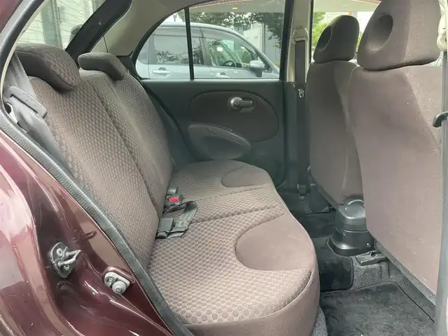 日産 マーチ 12S 25th ハピネス 静岡県 2008(平20)年 6.7万km 茶 ハービー仕様　/社外CDオーディオ　/フロアマット　　/スマートキー /スペアキー /取説