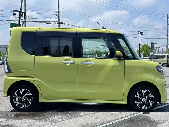 ダイハツ タント カスタム X 道央・札幌 2019(令1)年 8.5万km マスタードイエローマイカメタリック ４WD/純正ディーラーOPナビ/CD/DVD/BT/フルセグ/スマートアシスト/衝突被害軽減ブレーキ/横滑り防止装置/レーンキープアシスト/リアコーナーセンサー/アイドリングストップ/PWRMODE/前席シートヒーター/両側パワースライドドア/プッシュスタート/スマートキー/LEDヘッドライト/オートライト/オートハイビーム/フォグランプ/電動格納ミラー/ウィンカーミラー/純正フロアマット/ドアバイザー/スペアキー/純正エンジンスターター/純正AW付冬タイヤ積込/155/65/R14/2019年/山3mm