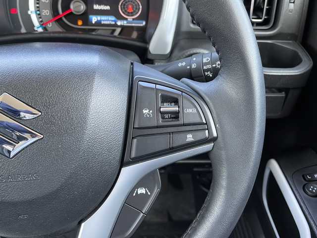 スズキ ハスラー HYBRID X 山口県 2023(令5)年 3.5万km ピュアホワイトP 純正メモリーナビ【CBTM041070JP】/Bluetooth、CD、DVD、USB/フルセグテレビ/レーダークルーズコントロール/アラウンドビューモニター/バックカメラ/ETC/シートヒーター【D＋N席】/USB充電口×２/純正15インチアルミホイール/純正フロアマット/プッシュスタート/スマートキー/ドアバイザー/アイドリングストップ/レーンキープアシスト/コーナーセンサー/横滑り防止装置/衝突被害軽減システム/盗難防止装置