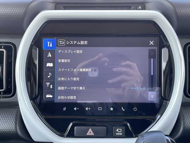 スズキ ハスラー HYBRID X 山口県 2023(令5)年 3.5万km ピュアホワイトP 純正メモリーナビ【CBTM041070JP】/Bluetooth、CD、DVD、USB/フルセグテレビ/レーダークルーズコントロール/アラウンドビューモニター/バックカメラ/ETC/シートヒーター【D＋N席】/USB充電口×２/純正15インチアルミホイール/純正フロアマット/プッシュスタート/スマートキー/ドアバイザー/アイドリングストップ/レーンキープアシスト/コーナーセンサー/横滑り防止装置/衝突被害軽減システム/盗難防止装置