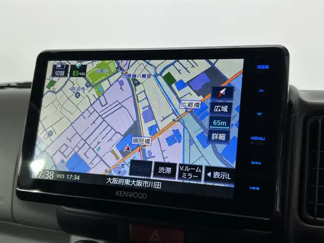 スズキ エブリイ PC 大阪府 2023(令5)年 0.6万km シルキーシルバーメタリック 社外ナビ　衝突安全　レーンキープ　コーナーセンサー　バックカメラ　ETC　ドラレコ　オートライト　純正フロアマット