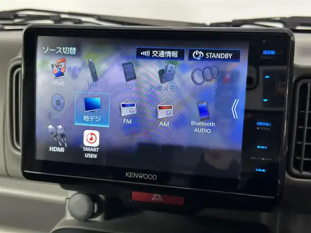 スズキ エブリイ PC 大阪府 2023(令5)年 0.6万km シルキーシルバーメタリック 社外ナビ　衝突安全　レーンキープ　コーナーセンサー　バックカメラ　ETC　ドラレコ　オートライト　純正フロアマット