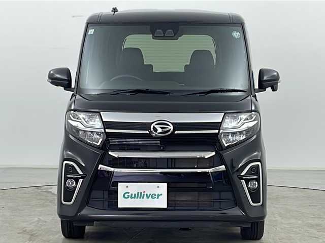 ダイハツ タント カスタム X スタイルセレクション 道央・札幌 2021(令3)年 2.2万km ブラックマイカメタリック ・４ＷＤ/・純正９インチナビ＆ＴＶ＆ＢＴ＆ＤＶＤ＆ＣＤ＆ＵＳＢ/・全方向モニター/・スマートアシストIII/・エコアイドル/・寒冷地仕様/・両側パワースライドドア/・ハーフレザーシート/・横滑り防止装置/・前席シートヒーター/・ドアミラーウィンカー＆ヒーター/・オートライト/・オートマチックハイビーム/・ＬＥＤヘッドライト＆フォグ/・純正リモコンスターター/・スペアキー１本有