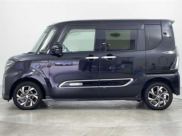 ダイハツ タント カスタム X スタイルセレクション 道央・札幌 2021(令3)年 2.2万km ブラックマイカメタリック ・４ＷＤ/・純正９インチナビ＆ＴＶ＆ＢＴ＆ＤＶＤ＆ＣＤ＆ＵＳＢ/・全方向モニター/・スマートアシストIII/・エコアイドル/・寒冷地仕様/・両側パワースライドドア/・ハーフレザーシート/・横滑り防止装置/・前席シートヒーター/・ドアミラーウィンカー＆ヒーター/・オートライト/・オートマチックハイビーム/・ＬＥＤヘッドライト＆フォグ/・純正リモコンスターター/・スペアキー１本有