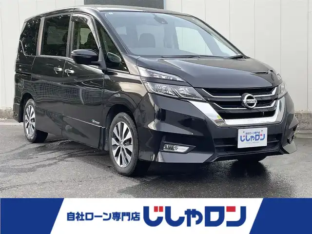 日産 セレナ ハイウェイスター 福島県 2017(平29)年 12万km ダイヤモンドブラック (株)IDOMが運営する【じしゃロン福島店】の自社ローン専用車両になります。こちらは現金またはオートローンご利用時の価格です。自社ローンご希望の方は別途その旨お申付け下さい/純正メモリナビ/フルセグテレビ/バックカメラ/ハンズフリーオートスライドドア/クルーズコントロール/ステアリングリモコン/革巻ステアリング/リア席サンシェード/パーソナルテーブル/純正１６インチＡＷ