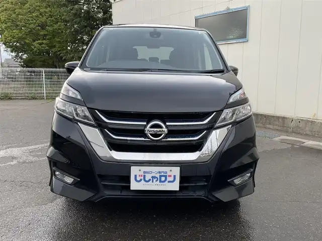 日産 セレナ ハイウェイスター 福島県 2017(平29)年 12万km ダイヤモンドブラック (株)IDOMが運営する【じしゃロン福島店】の自社ローン専用車両になります。こちらは現金またはオートローンご利用時の価格です。自社ローンご希望の方は別途その旨お申付け下さい/純正メモリナビ/フルセグテレビ/バックカメラ/ハンズフリーオートスライドドア/クルーズコントロール/ステアリングリモコン/革巻ステアリング/リア席サンシェード/パーソナルテーブル/純正１６インチＡＷ