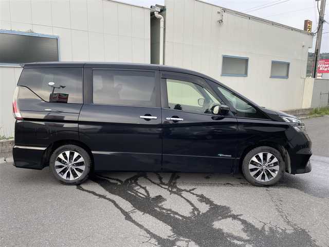 日産 セレナ ハイウェイスター 福島県 2017(平29)年 12万km ダイヤモンドブラック (株)IDOMが運営する【じしゃロン福島店】の自社ローン専用車両になります。こちらは現金またはオートローンご利用時の価格です。自社ローンご希望の方は別途その旨お申付け下さい/純正メモリナビ/フルセグテレビ/バックカメラ/ハンズフリーオートスライドドア/クルーズコントロール/ステアリングリモコン/革巻ステアリング/リア席サンシェード/パーソナルテーブル/純正１６インチＡＷ