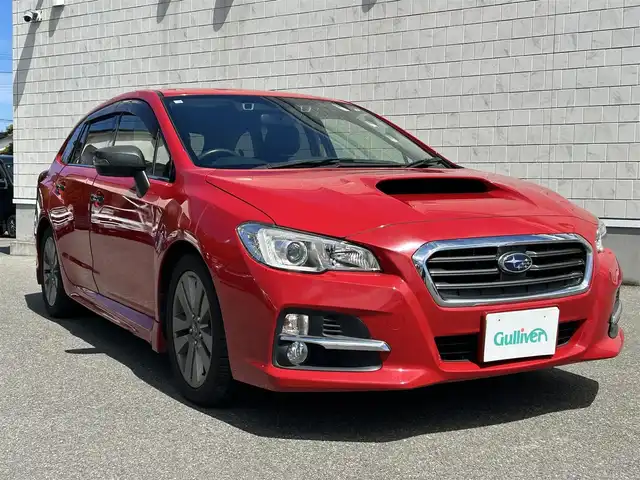 スバル レヴォーグ 1．6GT－S アイサイト 山形県 2014(平26)年 10.9万km ライトニングレッド 4WD/純正ナビ/フルセグTV/FM/AM/DVD/iPod/クルーズコントロール/電動パーキングアシスト/アイドリングストップ/パドルシフト/横滑り防止装置/盗難防止装置/衝突軽減ブレーキ/後席モニター/角度可変ソーラーレーダー探知機/USB端子2個/純正バイザー/フォグランプ/AUTOライト/スペアキー/保証書/取扱説明書